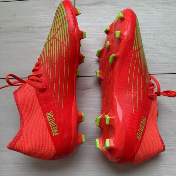 New Adidas Soccer Cleats FG Predator Edge .3 Solar Red GW1005 Men’s Size 11.5 - Picture 5 of 9